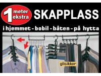 Samlebøyle klesoppheng 9 til 1